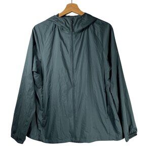 Uniqlo Women's Pocketable Windbreaker Teal Size XL